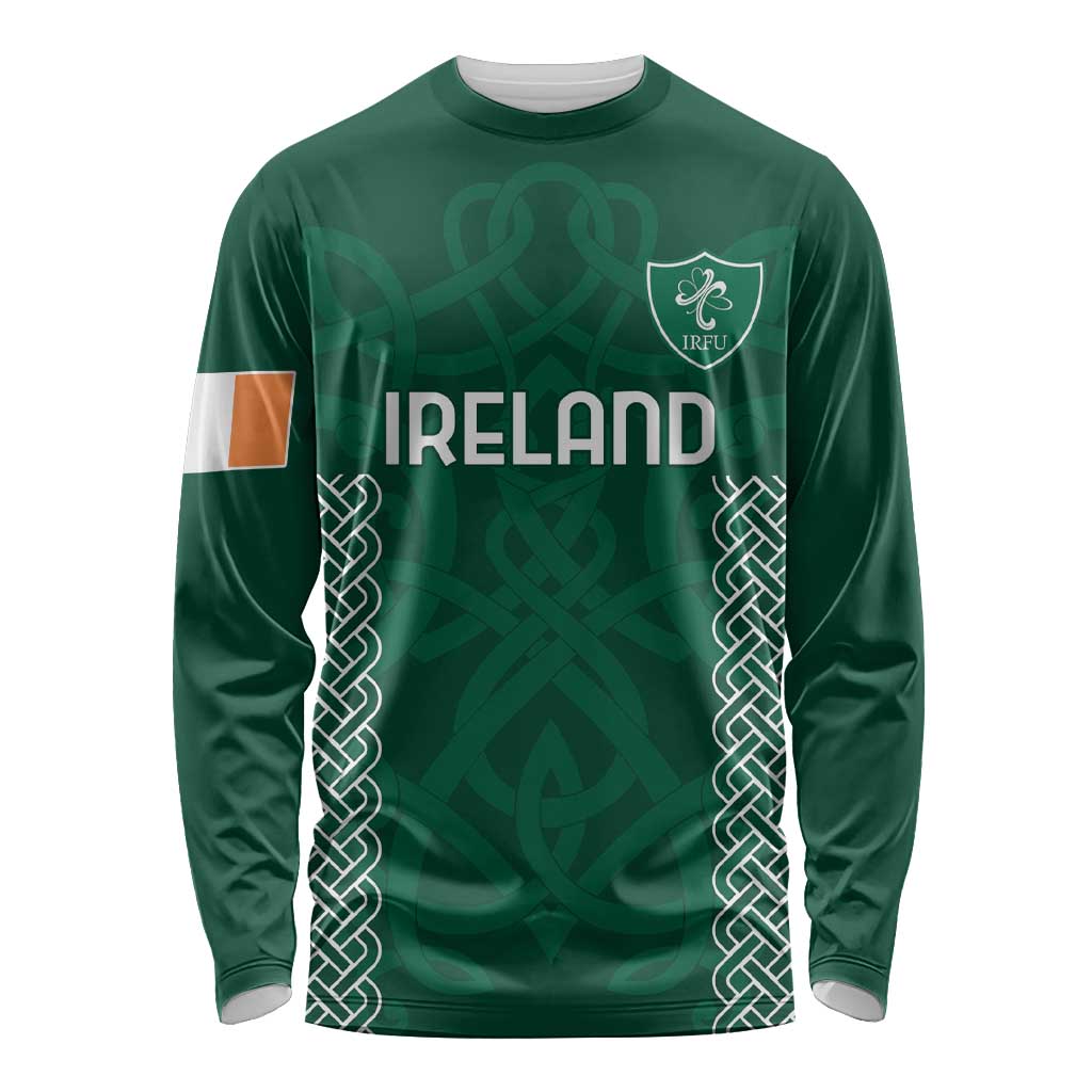 Custom Ireland Rugby Long Sleeve Shirt Come On Shamrock