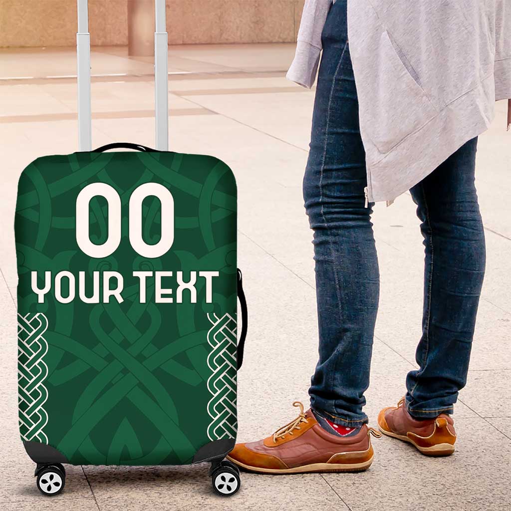 Custom Ireland Rugby Luggage Cover Come On Shamrock
