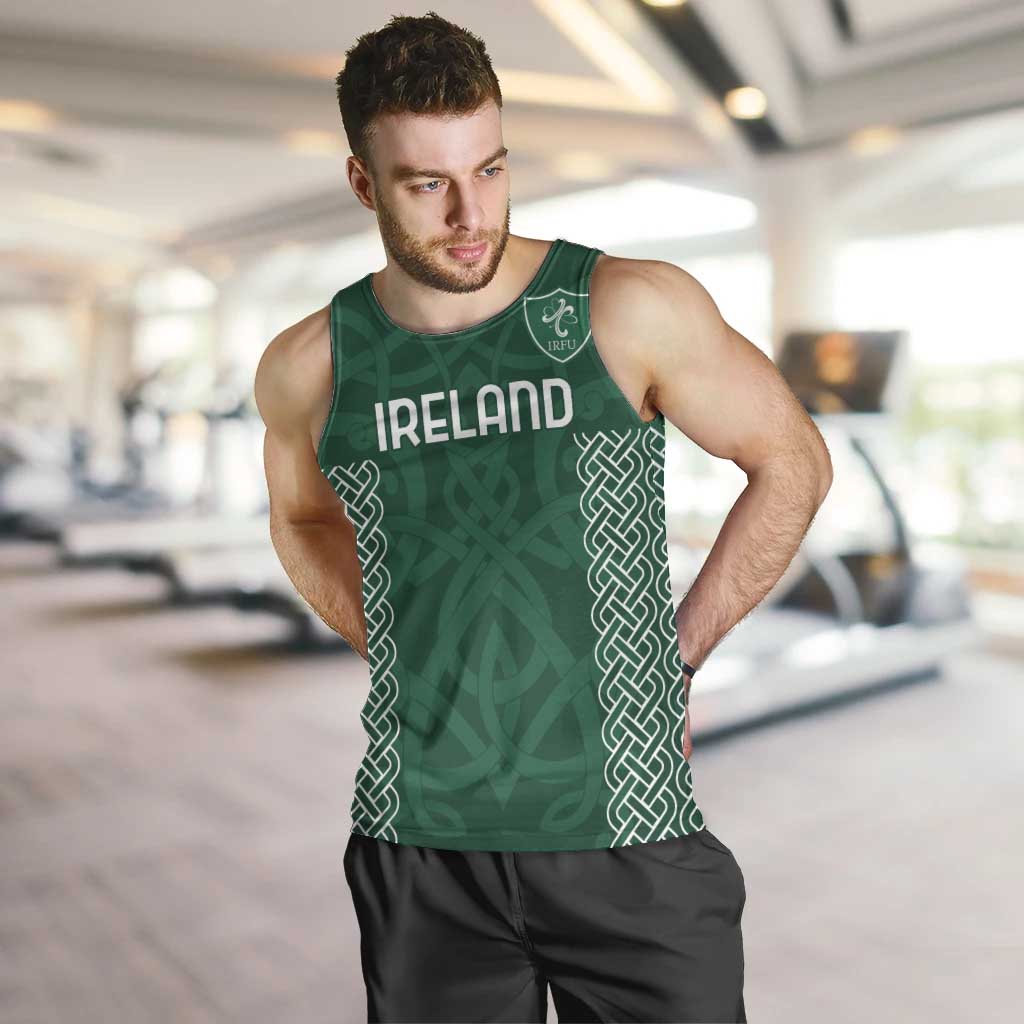 Custom Ireland Rugby Men Tank Top Come On Shamrock