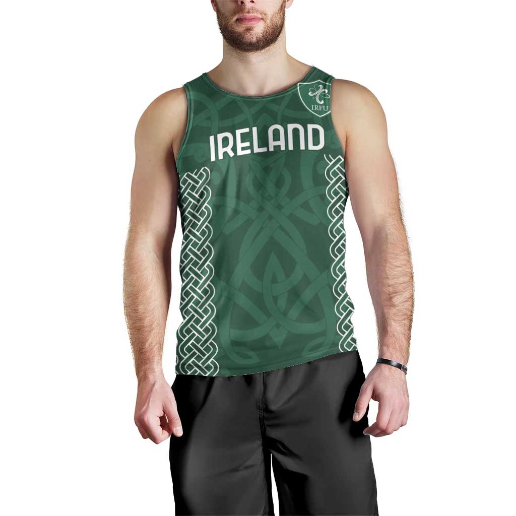 Custom Ireland Rugby Men Tank Top Come On Shamrock