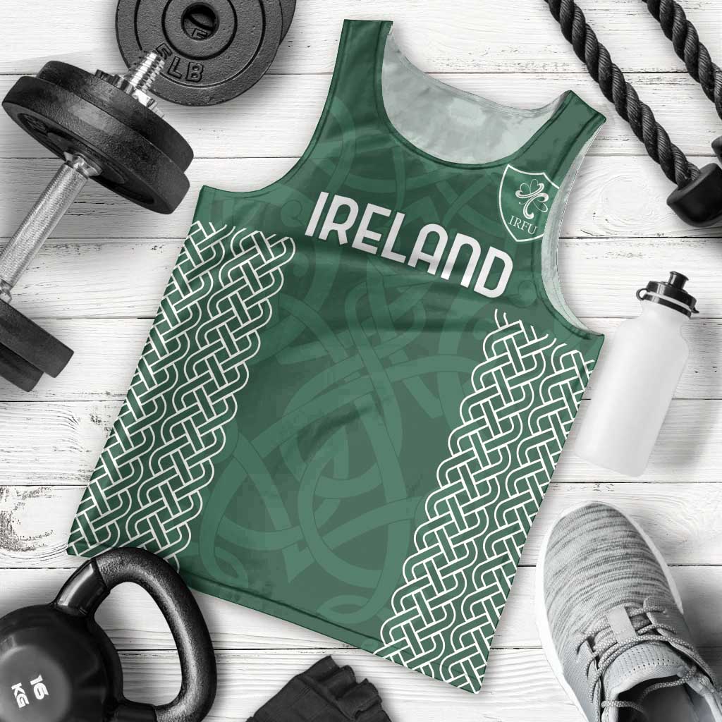 Custom Ireland Rugby Men Tank Top Come On Shamrock