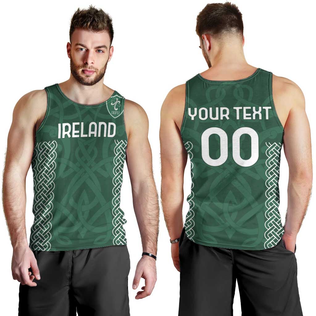 Custom Ireland Rugby Men Tank Top Come On Shamrock