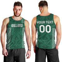 Custom Ireland Rugby Men Tank Top Come On Shamrock
