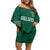 Custom Ireland Rugby Off Shoulder Short Dress Come On Shamrock