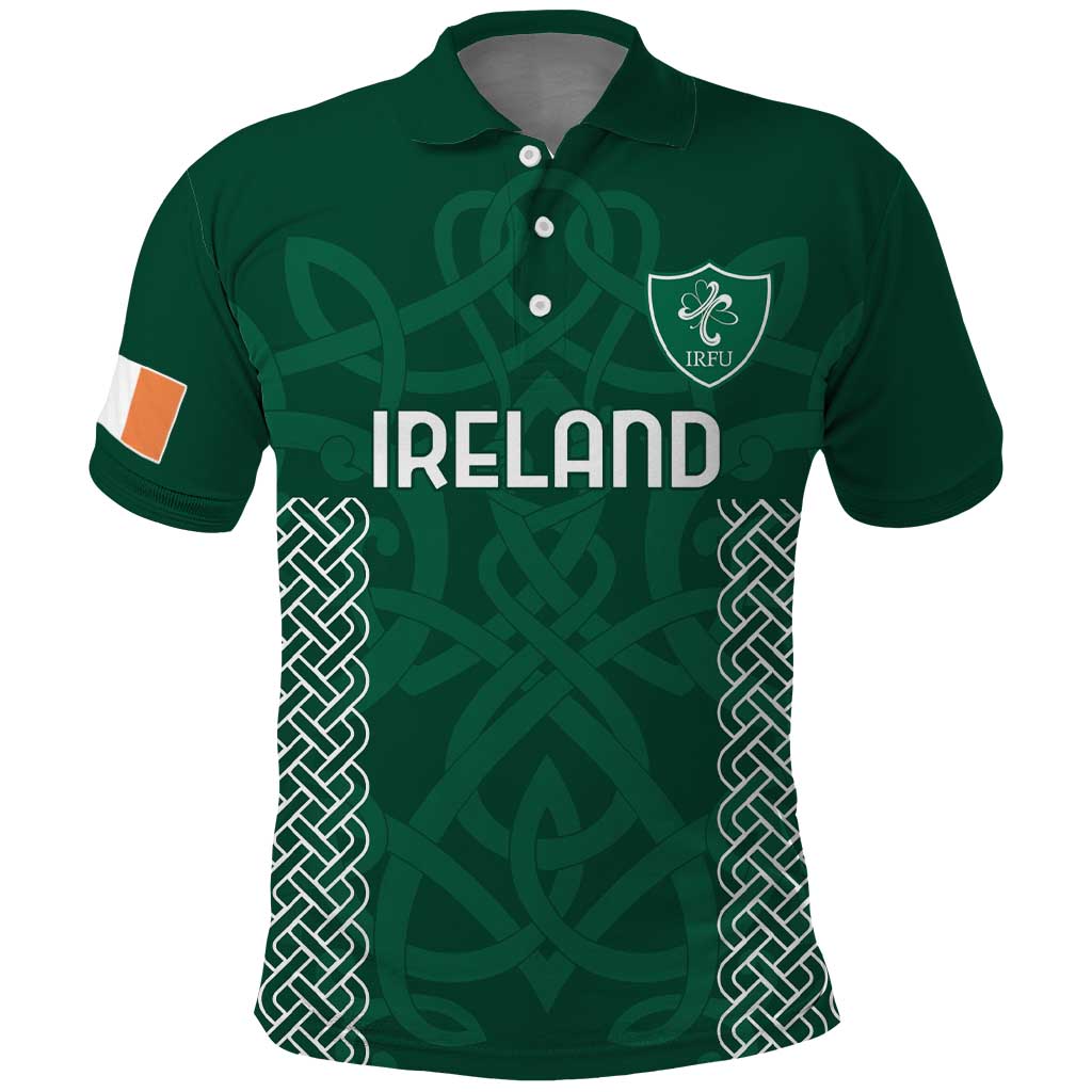 Custom Ireland Rugby Polo Shirt Come On Shamrock
