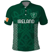 Custom Ireland Rugby Polo Shirt Come On Shamrock