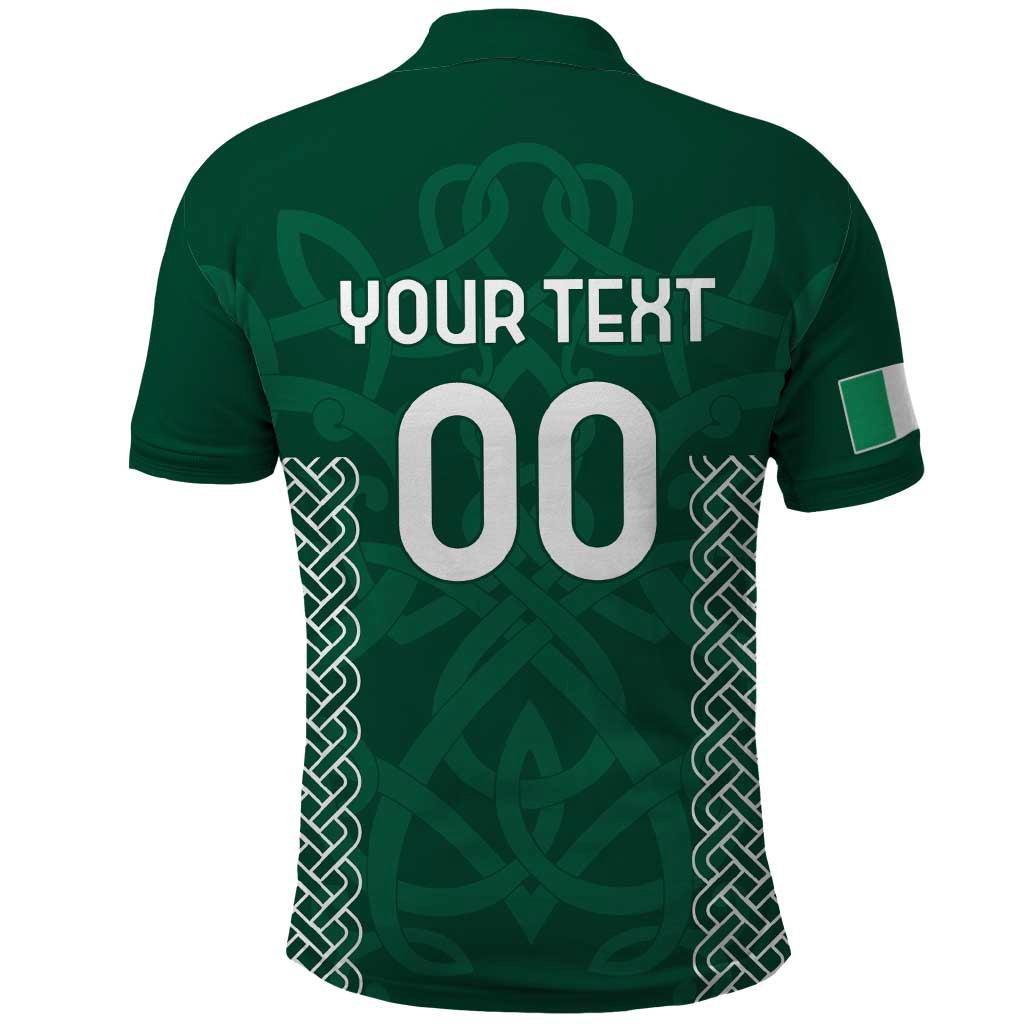 Custom Ireland Rugby Polo Shirt Come On Shamrock
