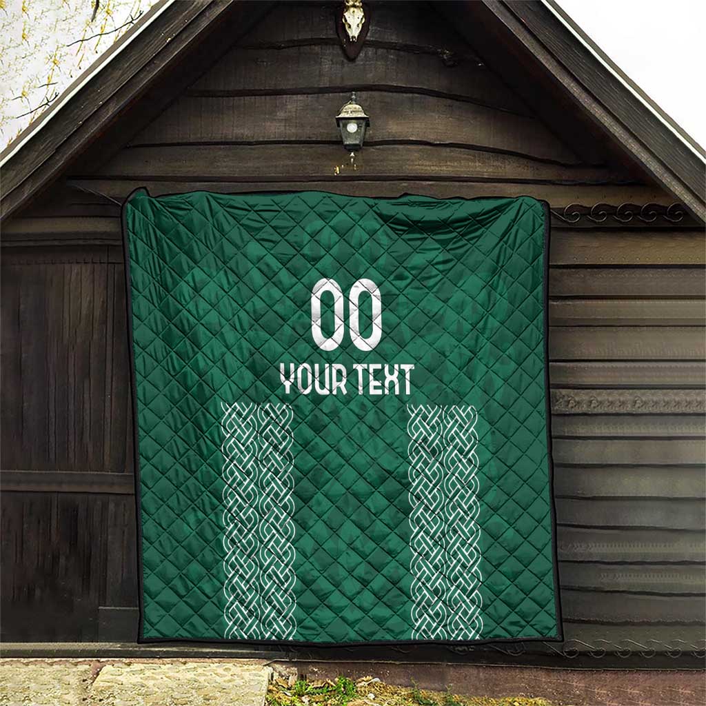 Custom Ireland Rugby Quilt Come On Shamrock