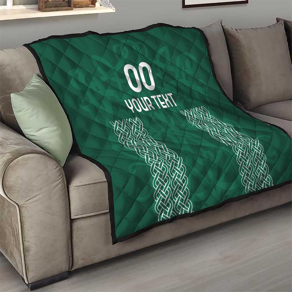 Custom Ireland Rugby Quilt Come On Shamrock