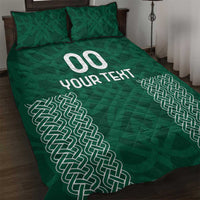 Custom Ireland Rugby Quilt Bed Set Come On Shamrock