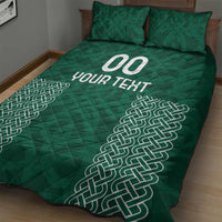 Custom Ireland Rugby Quilt Bed Set Come On Shamrock