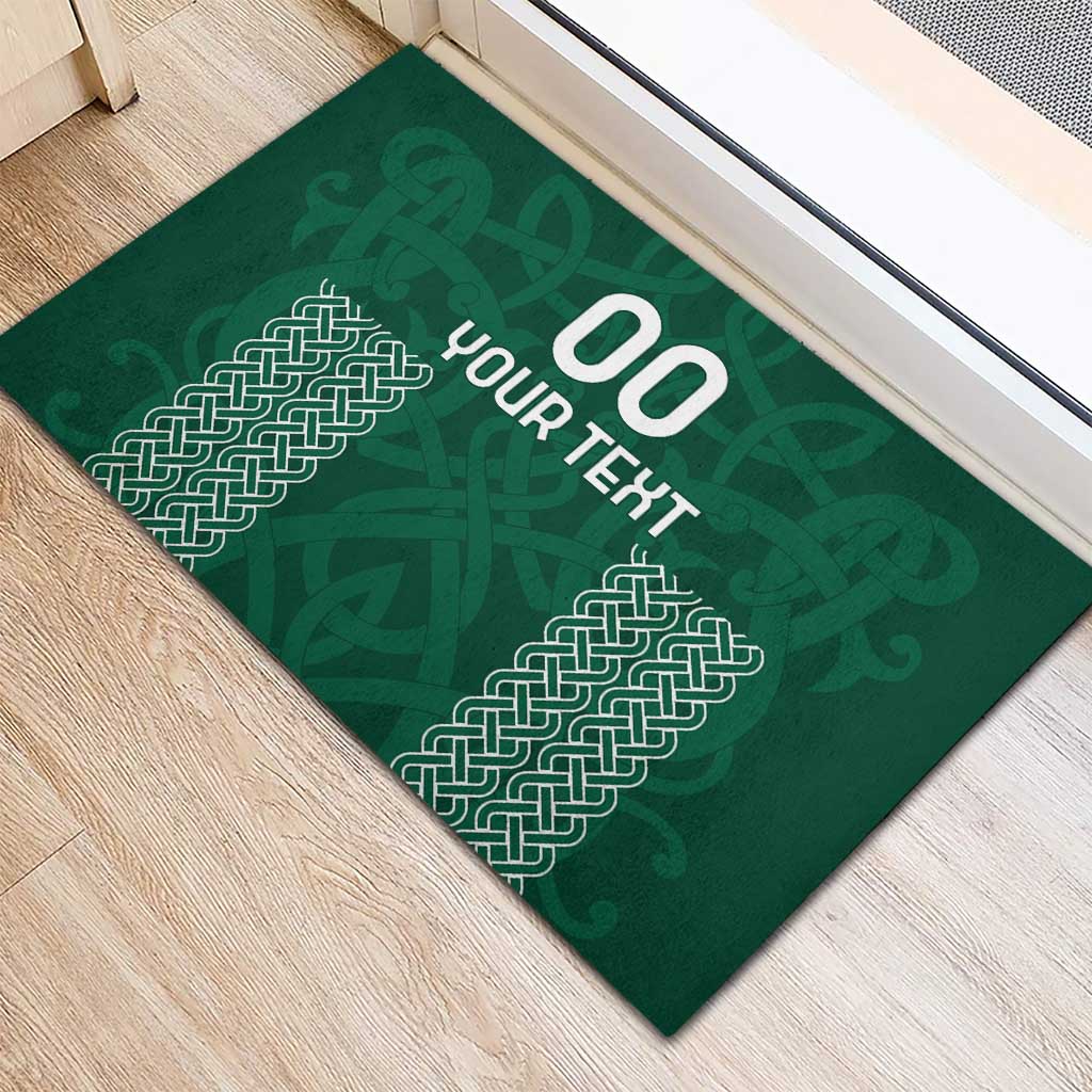 Custom Ireland Rugby Rubber Doormat Come On Shamrock