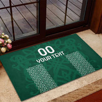 Custom Ireland Rugby Rubber Doormat Come On Shamrock