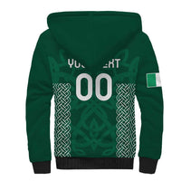 Custom Ireland Rugby Sherpa Hoodie Come On Shamrock