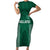 Custom Ireland Rugby Short Sleeve Bodycon Dress Come On Shamrock