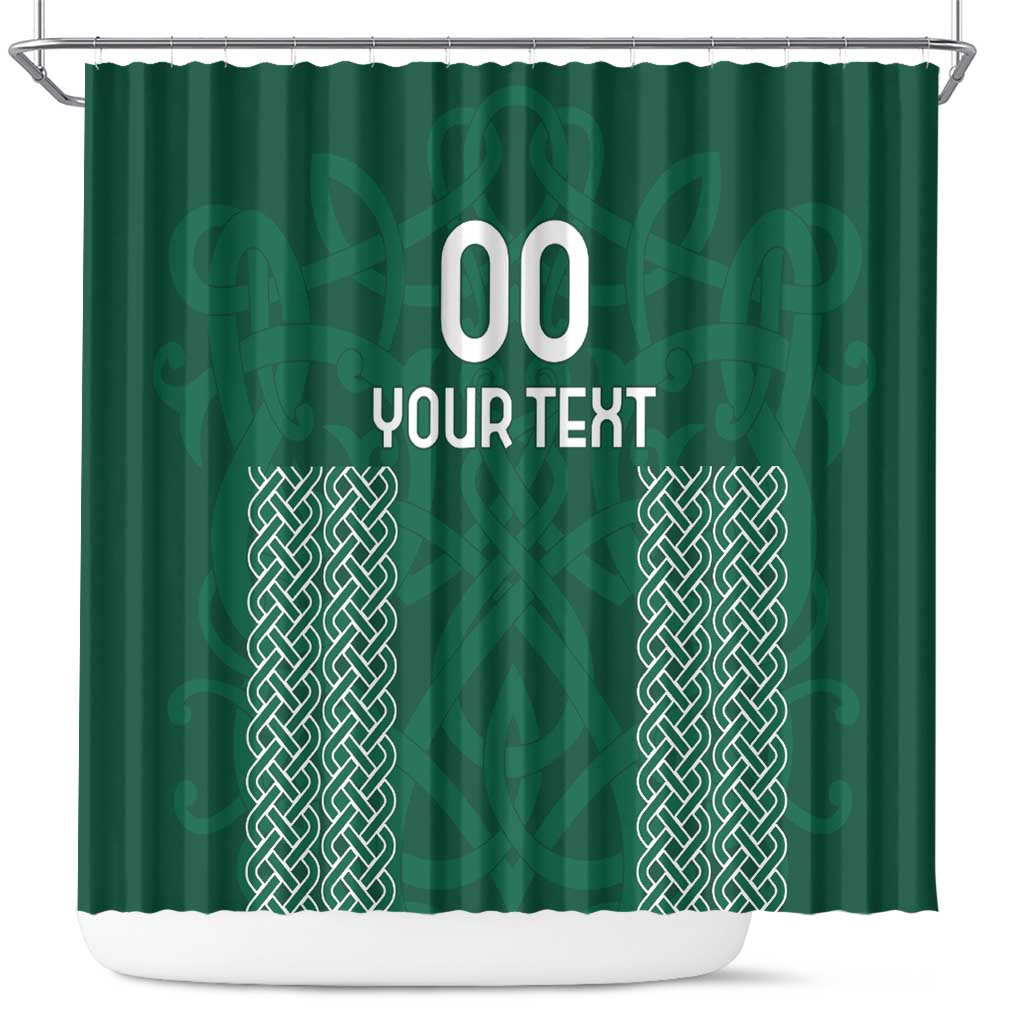 Custom Ireland Rugby Shower Curtain Come On Shamrock