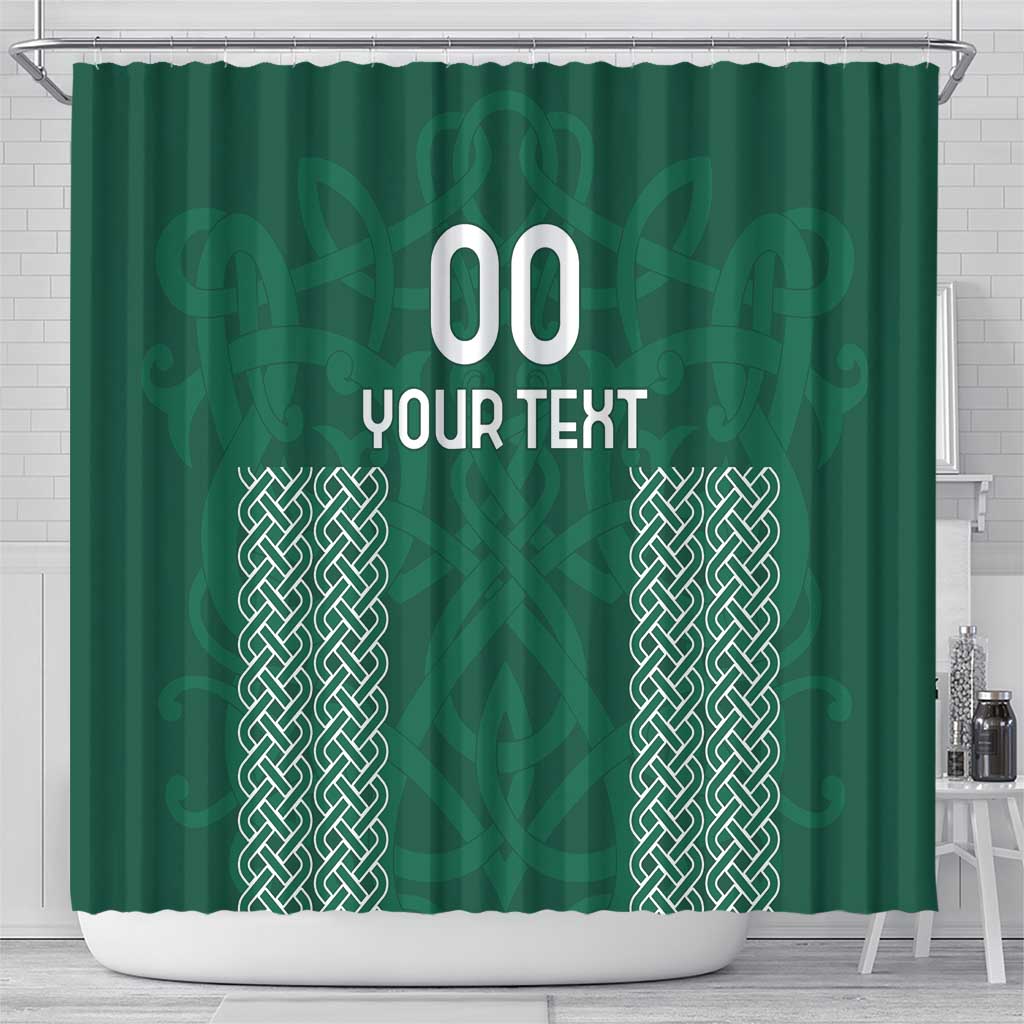 Custom Ireland Rugby Shower Curtain Come On Shamrock