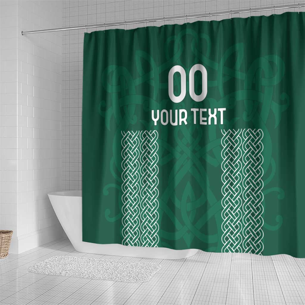 Custom Ireland Rugby Shower Curtain Come On Shamrock