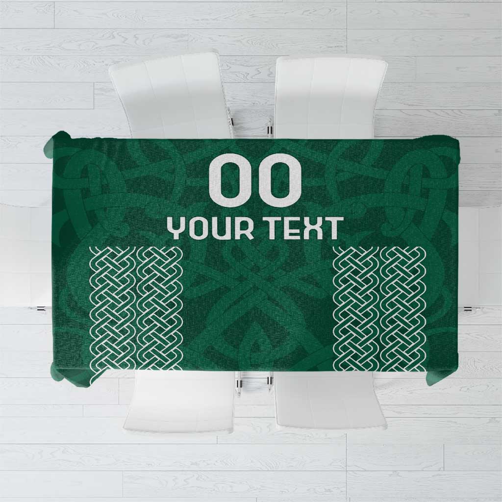 Custom Ireland Rugby Tablecloth Come On Shamrock