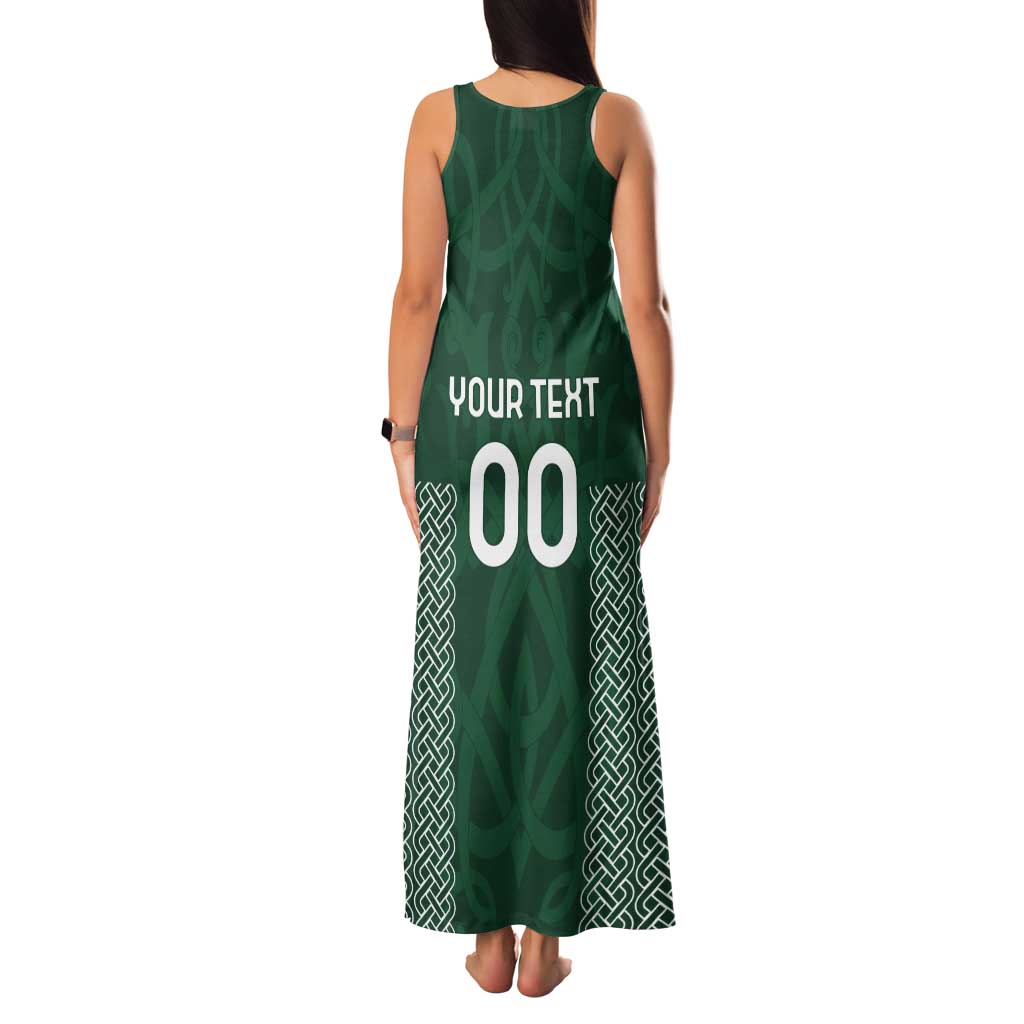 Custom Ireland Rugby Tank Maxi Dress Come On Shamrock