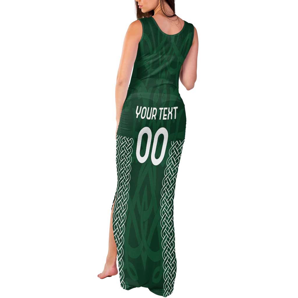 Custom Ireland Rugby Tank Maxi Dress Come On Shamrock