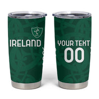 Custom Ireland Rugby Tumbler Cup Come On Shamrock