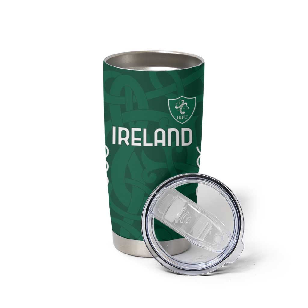 Custom Ireland Rugby Tumbler Cup Come On Shamrock