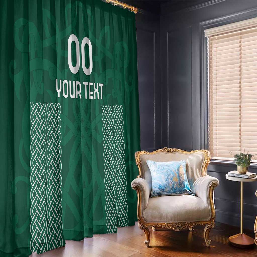 Custom Ireland Rugby Window Curtain Come On Shamrock