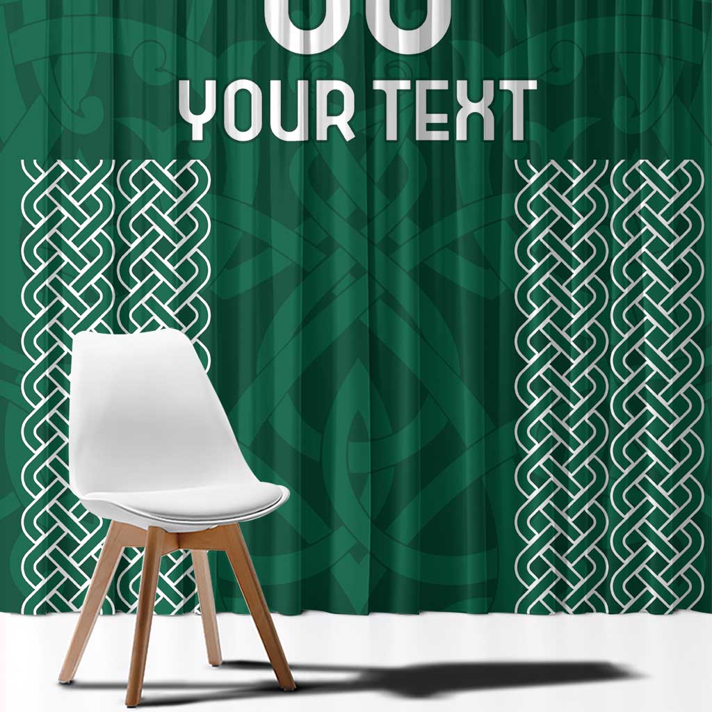 Custom Ireland Rugby Window Curtain Come On Shamrock