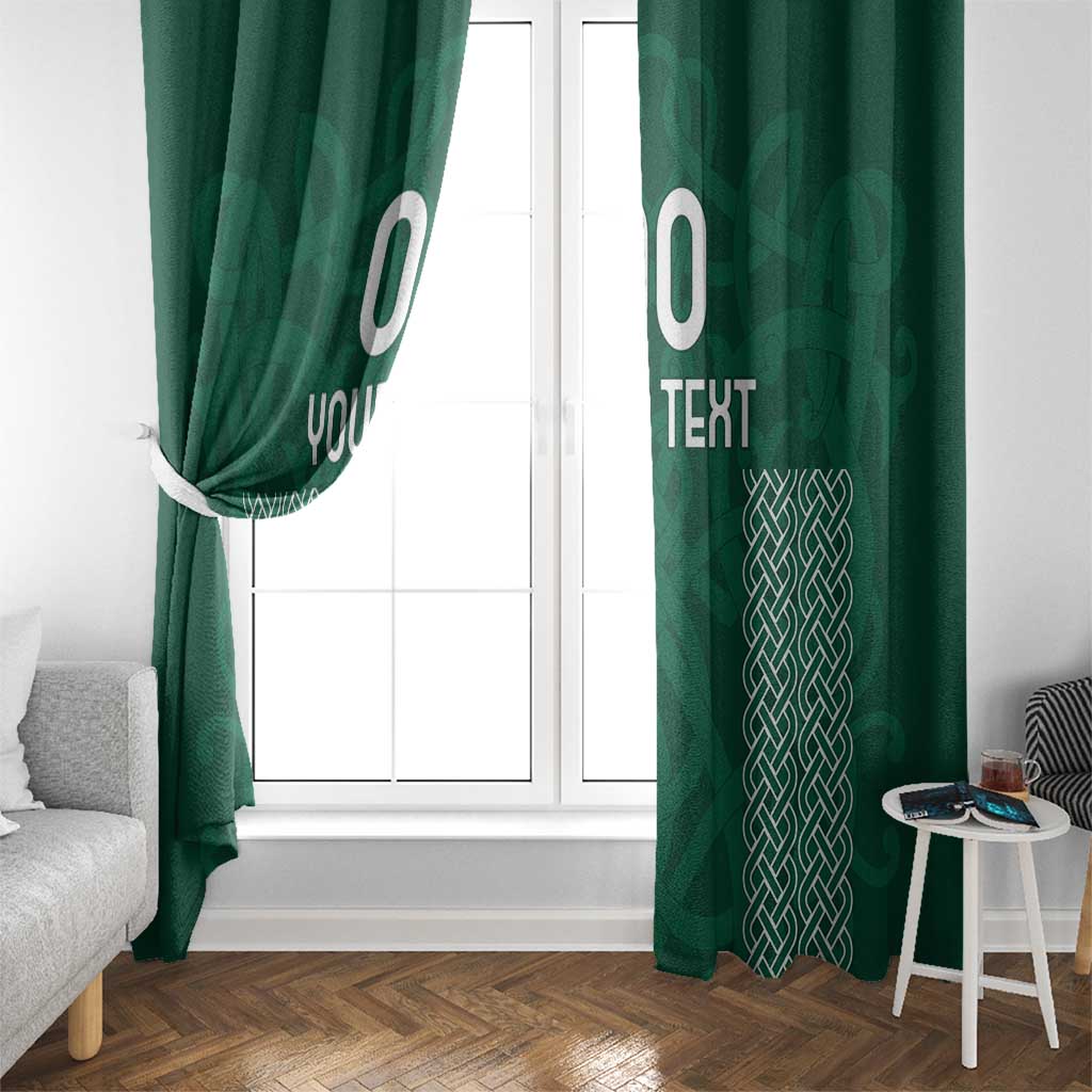 Custom Ireland Rugby Window Curtain Come On Shamrock