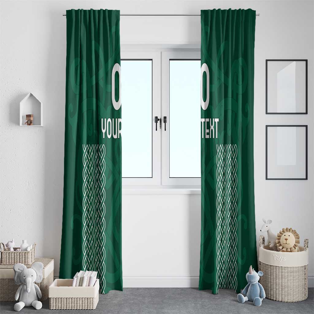 Custom Ireland Rugby Window Curtain Come On Shamrock
