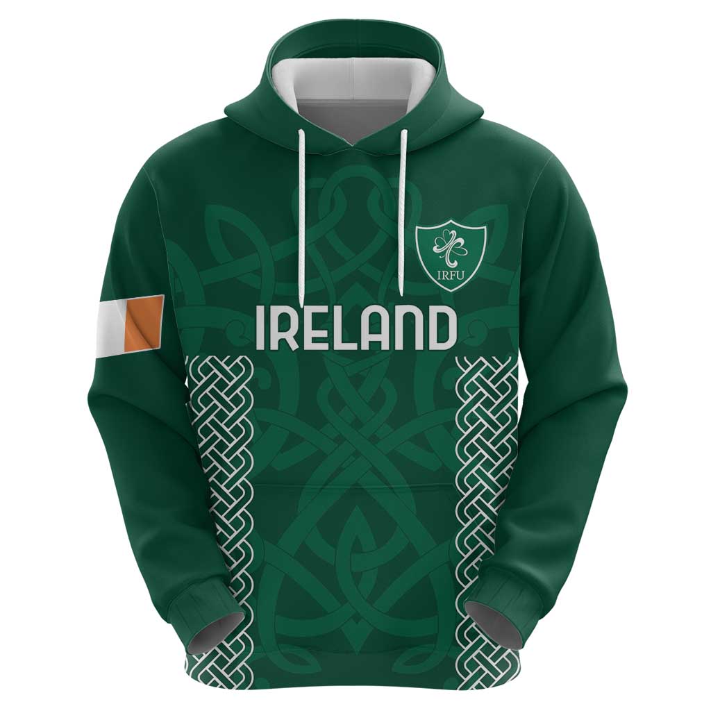 Custom Ireland Rugby Zip Hoodie Come On Shamrock