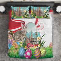 Happy Easter Austria Bedding Set Easter Eggs With St. Stephen's Cathedral