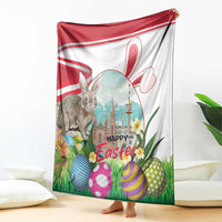 Happy Easter Austria Blanket Easter Eggs With St. Stephen's Cathedral