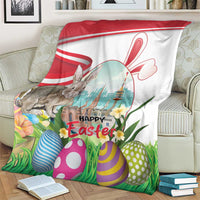 Happy Easter Austria Blanket Easter Eggs With St. Stephen's Cathedral