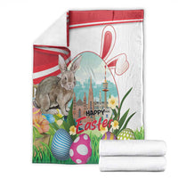 Happy Easter Austria Blanket Easter Eggs With St. Stephen's Cathedral