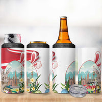 Happy Easter Austria 4 in 1 Can Cooler Tumbler Easter Eggs With St. Stephen's Cathedral
