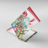 Happy Easter Austria Canvas Wall Art Easter Eggs With St. Stephen's Cathedral