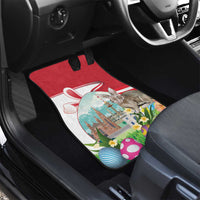 Happy Easter Austria Car Mats Easter Eggs With St. Stephen's Cathedral