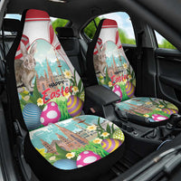 Happy Easter Austria Car Seat Cover Easter Eggs With St. Stephen's Cathedral