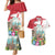 Happy Easter Austria Couples Matching Mermaid Dress and Hawaiian Shirt Easter Eggs With St. Stephen's Cathedral