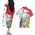 Happy Easter Austria Couples Matching Off The Shoulder Long Sleeve Dress and Hawaiian Shirt Easter Eggs With St. Stephen's Cathedral