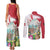 Happy Easter Austria Couples Matching Tank Maxi Dress and Long Sleeve Button Shirt Easter Eggs With St. Stephen's Cathedral