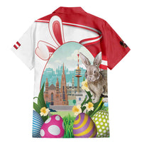 Happy Easter Austria Family Matching Mermaid Dress and Hawaiian Shirt Easter Eggs With St. Stephen's Cathedral