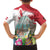 Happy Easter Austria Family Matching Off Shoulder Maxi Dress and Hawaiian Shirt Easter Eggs With St. Stephen's Cathedral