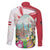 Happy Easter Austria Family Matching Off Shoulder Maxi Dress and Hawaiian Shirt Easter Eggs With St. Stephen's Cathedral