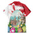 Happy Easter Austria Family Matching Summer Maxi Dress and Hawaiian Shirt Easter Eggs With St. Stephen's Cathedral