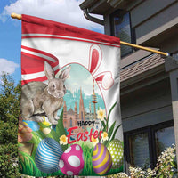 Happy Easter Austria Garden Flag Easter Eggs With St. Stephen's Cathedral