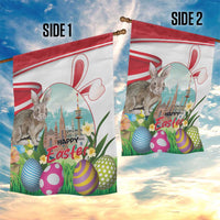 Happy Easter Austria Garden Flag Easter Eggs With St. Stephen's Cathedral