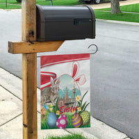Happy Easter Austria Garden Flag Easter Eggs With St. Stephen's Cathedral